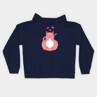 Smiling Cat Kids Hoodie